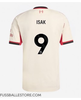 Günstige Liverpool Alexander Isak #9 Auswärtstrikot 2025-26 Kurzarm